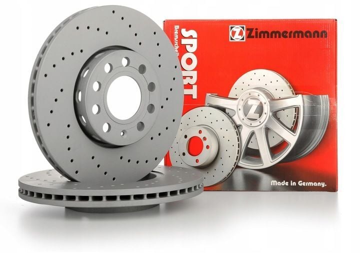 Zimmermann Volvo XC90 XC60 Ön Fren Diski Takım Delikli Sport 19inç 31400569