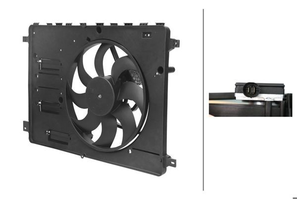 Volvo S60 V60 XC60 S80 XC70 Fan Komple Beyinli 31686806
