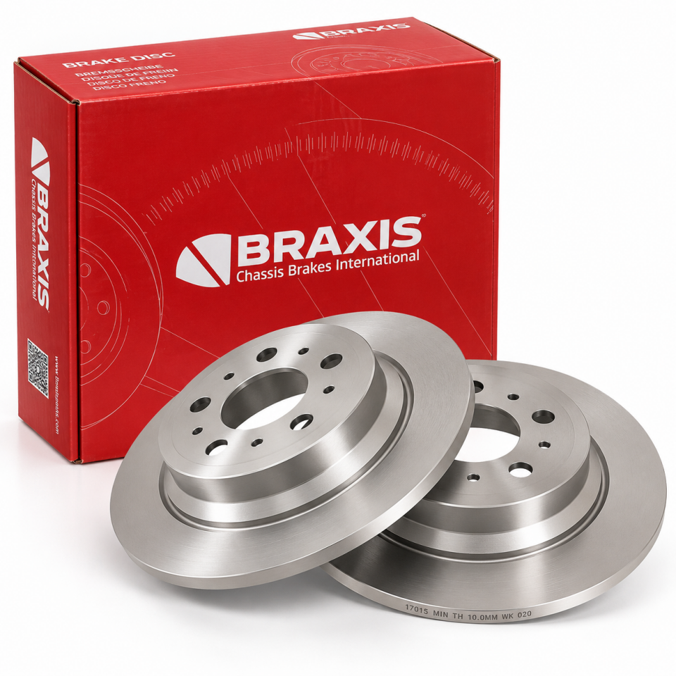 Braxis Volvo S60 S80 V70 XC70 Arka Fren Diski Takım 288mm 9434167